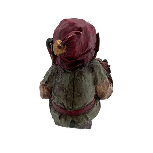 Whimsical Elf Santa Stocking Holder Christmas Decoration With Candy Cane & Gift - Picture 3 of 10